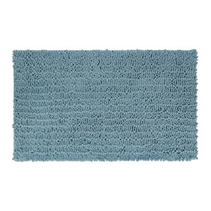 Metaphor Glacier 20 in. x 34 in. Micro Denier Polyester Bath Mat