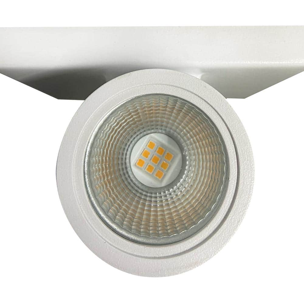 Bronze White Large LED Outdoor Sconce with Up/Down Lighting