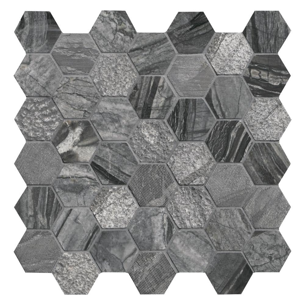 小物 mosa MSI Henley 2 in. Hexagon 12 in. x 12 in. x 0.38 in. Polished