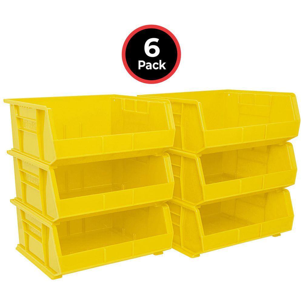 Akro-Mils 30250 Plastic Storage Shelf Bins/ Storage Totes, 15 in