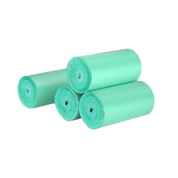 100% Compostable Small Trash Bags, 1.3 Gal., 125-Count, Fits 4.5-5 L Bins, Eco-Friendly Kitchen Waste Bags