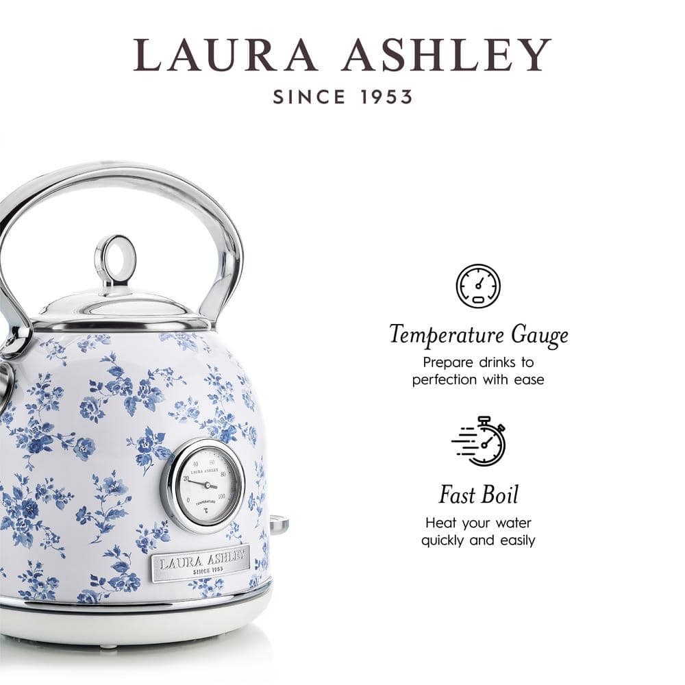 VQ 7-Cup China Rose Cordless Dome Electric Kettle with Thermometer - Thumbnail 4