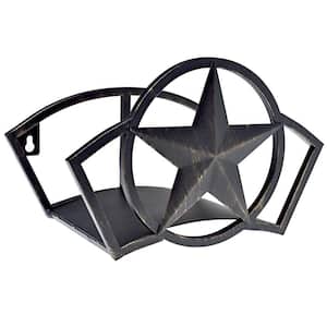 Abstract Star Black Vinyl Hose Hanger