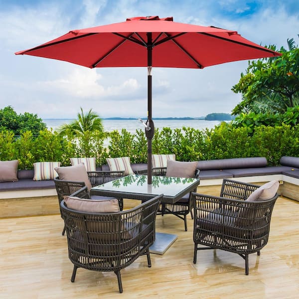belcourt square patio umbrella base Caravita Belvedere Square patio Umbrella. Outdoor