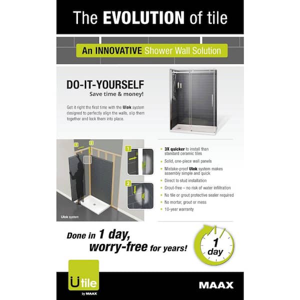 MAAX Utile Metro 32 in. x 60 in. x 81 in. Bath and Shower