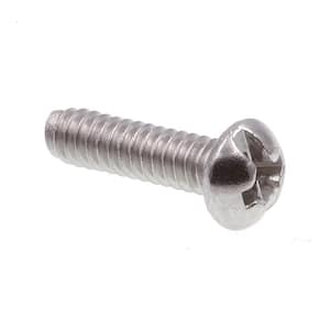 #6-32 x 1/2 in. Grade 18-8 Stainless Steel Phillips/Slotted Combination Drive Round Head Machine Screws (100-Pack)