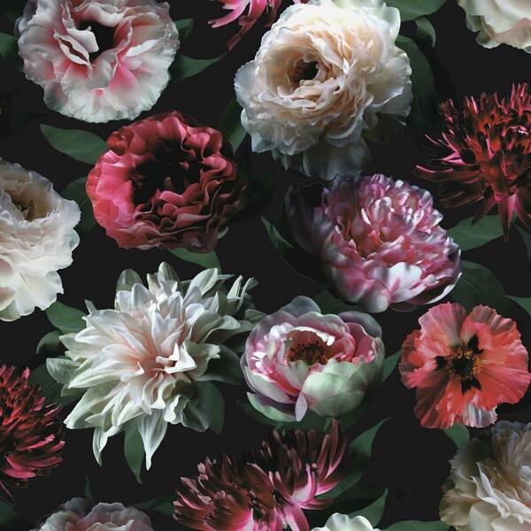 ESTA Home Contessa Ruby Flowers Wallpaper Sample