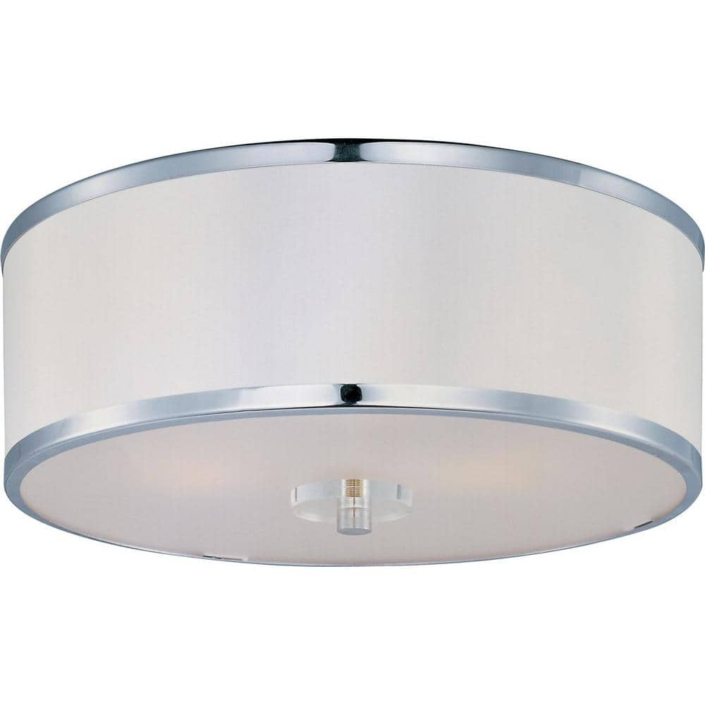 Maxim Lighting Metro 3-Light Polished Chrome Semi-Flush Mount 39821BCWTPC -  The Home Depot