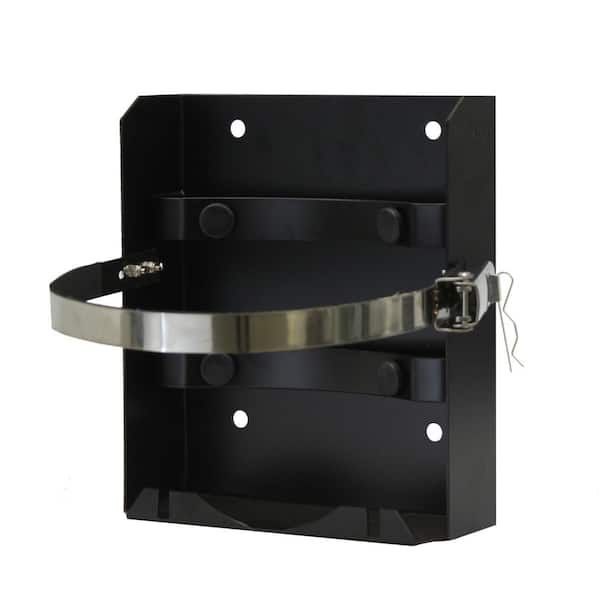 Flame King T Rack 5 lbs. Propane Tank Mounting Bracket Strap for RV, Trailers and Campervan