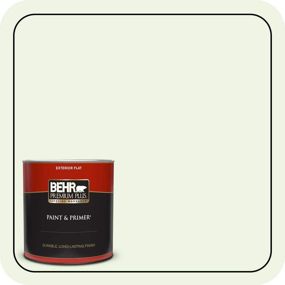 1 qt. #430A-1 Mint Hint Flat Exterior Paint & Primer price history on PriceWatchPro