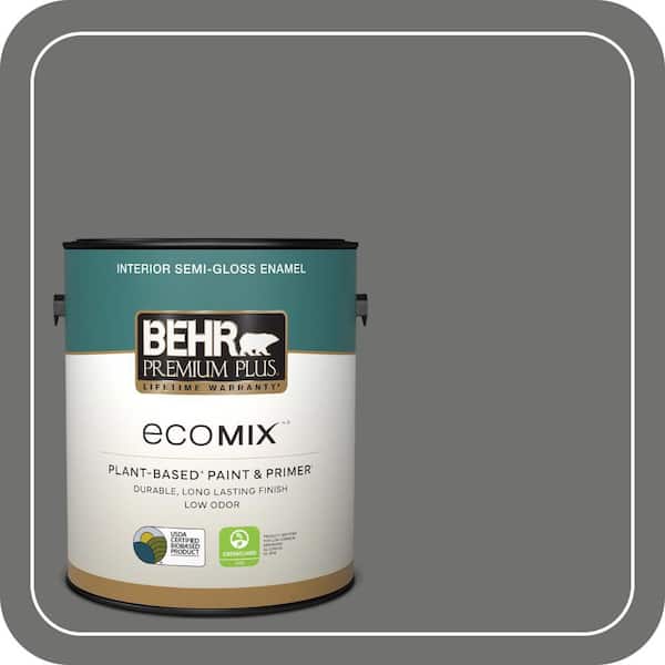 1 gal. #MQ2-61 Magnet Semi-Gloss Enamel EcoMix Plant-Based Interior Paint & Primer