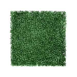 20 in. H x 20 in. W Plastic Artificial Dark Green Boxwood Hedge Privacy Garden Fence for Home Backyard Garden, 1-Pieces