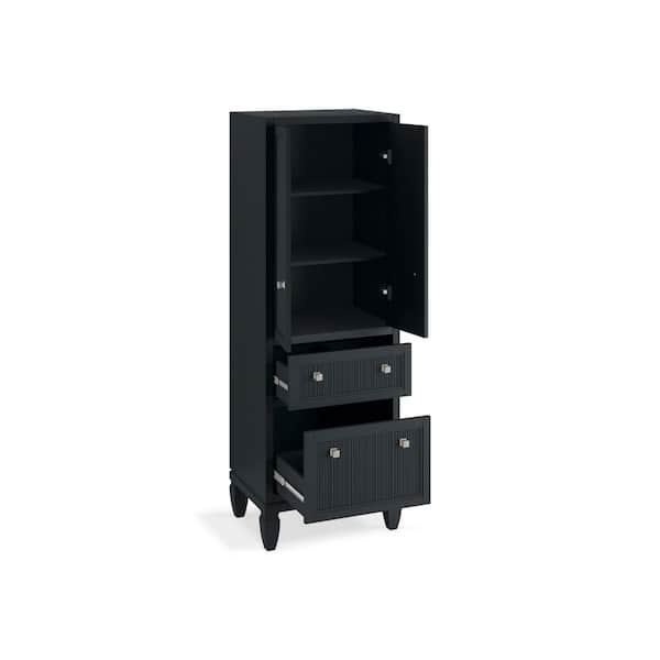 KOHLER Hearthaven 24 in. W Linen Cabinet in Slate Grey