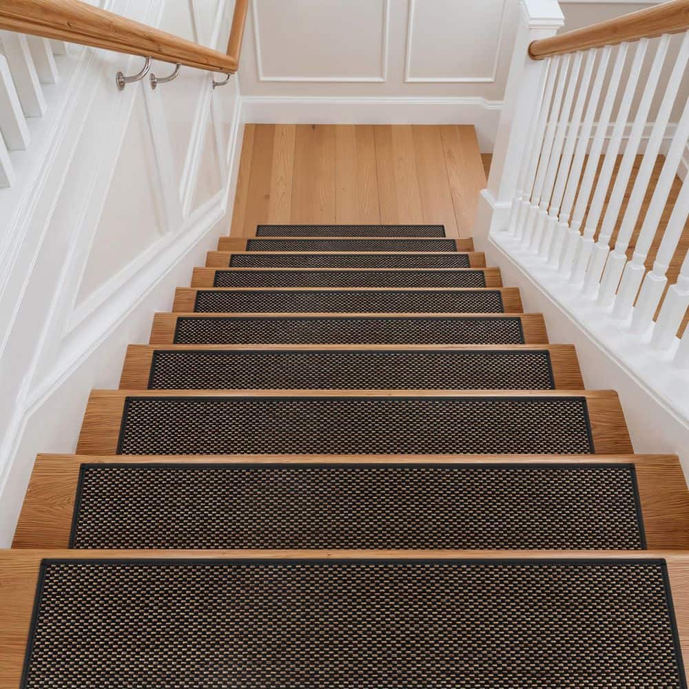 8 in. x 30 in. Chenille Stair Tread Cover (Set of 15)