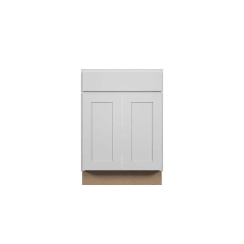 Bedford Shaker 24 in. W x 34.5 in. H x 24 in. D in Painted White Plywood As