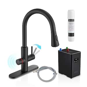 ANZZI Sunset 4-in-1 Single Handle 360 Spout Swivel 17.5 in. Faucet