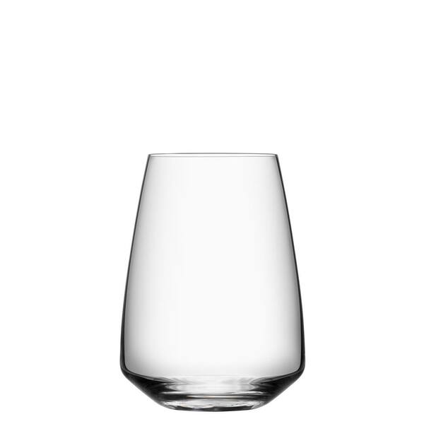Orrefors Pulse 11.5 oz. Stemless Wine Glass (Set of 4)6295304 The Home Depot