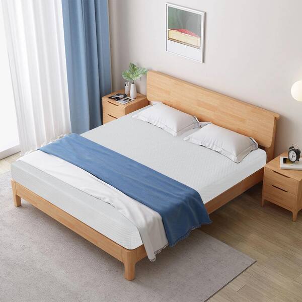 Unbranded King Gel Memory Foam Mattress Medium Firm 8 in. Bed-in-a-Box Mattress
