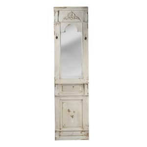 Anky 19.7 in. W x 76.2 in. H Wood Framed White Wall Mounted Decorative Full-Length Mirror