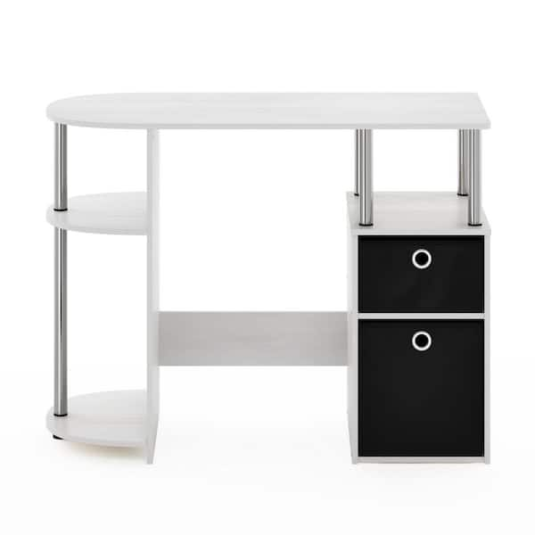 Furinno JAYA Simplistic Computer Study Desk with Bin Drawers