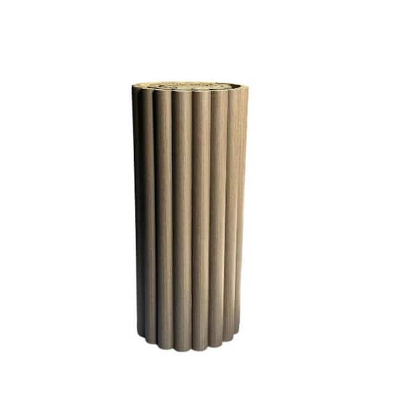 106 in. x 24 in. x 0.43 in. Wood Half Circle Flexible Multi-Purpose Siding Panel (Set of 1pc)