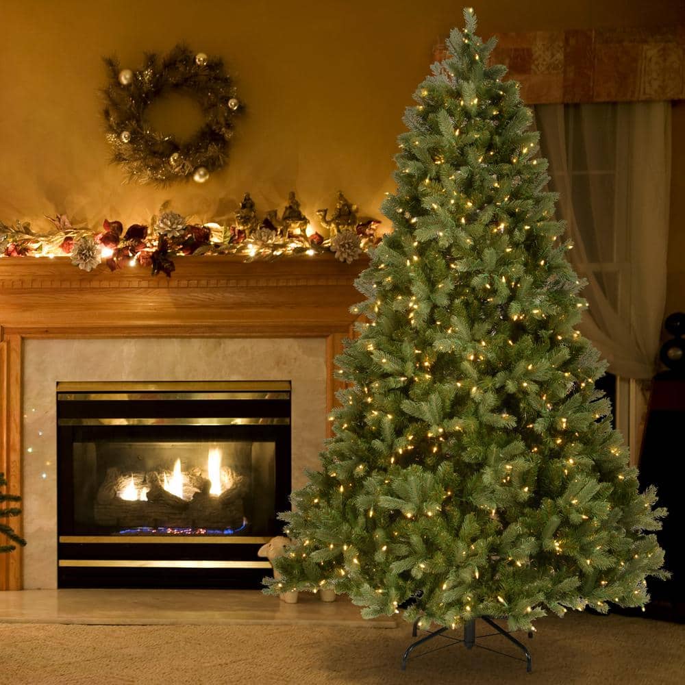 7.5ft Prelit Downswept Douglas Fir Artificial Christmas Tree with Clear Lights