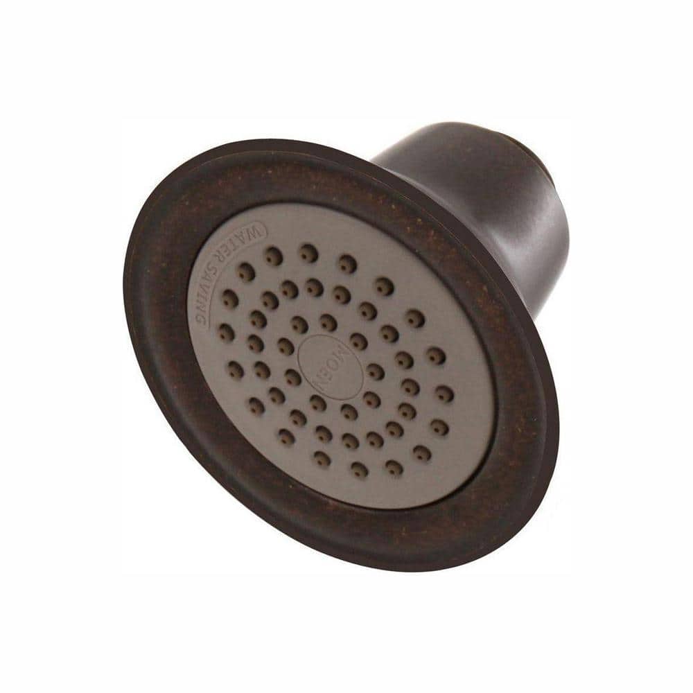 MOEN Eco-Performance Easy Clean XLT 1-Spray 3.4 in. Single Wall Mount Fixed  Shower Head in Oil Rubbed Bronze 6303EPORB