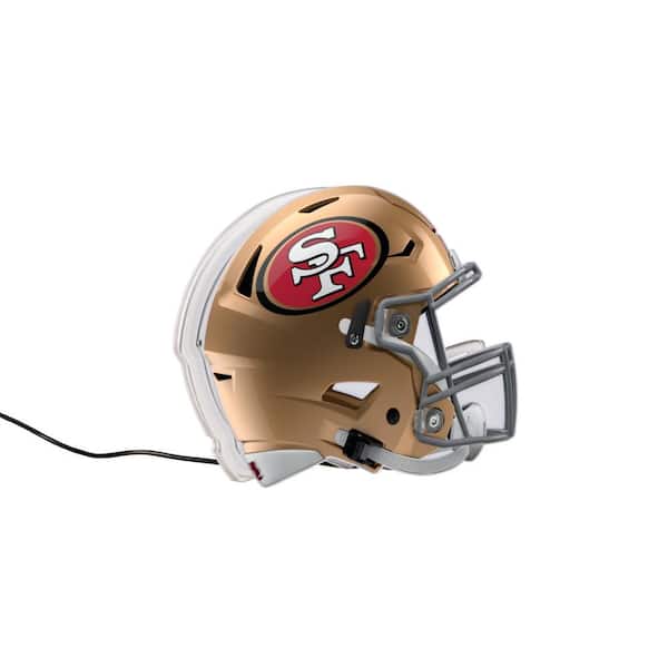 Evergreen San Francisco 49ers Multicolor NFL Football Helmet Desklite LED Decor