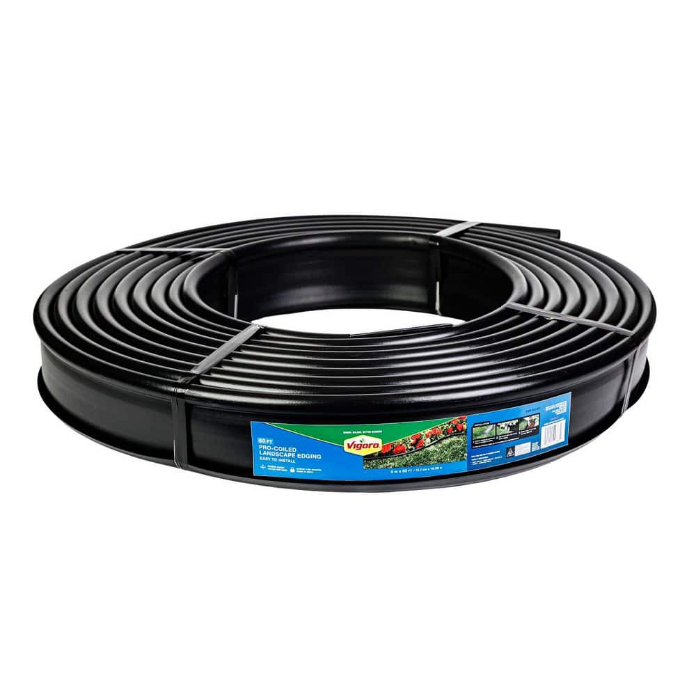 Vigoro 60 ft. L x 5 in. H X. 125 W PRO GRADE Black Plastic