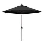 California Umbrella Terrassenschirm Rund – Aluminium Mit Kurbel Und Neigungsfunktion, Pacific Blue