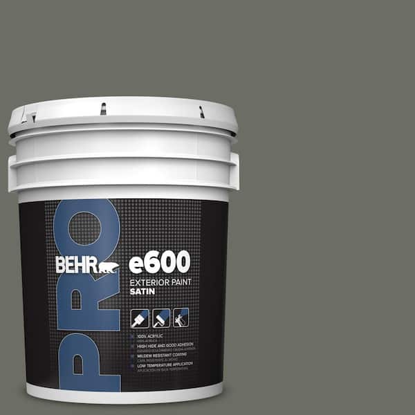BEHR PRO 5 gal. #N380-6 Bonsai Trunk Satin Exterior Paint