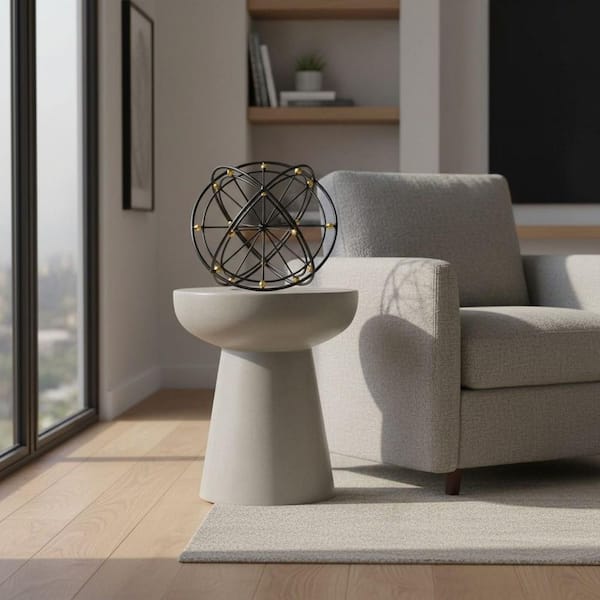 A & B Home Black Sand, Black Hourglass 44360-BLAC - The Home Depot