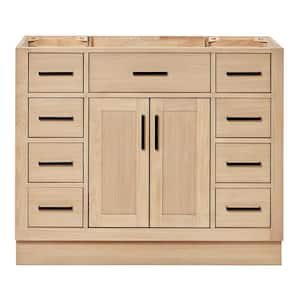 Hepburn 42 in. W x 21.5 in. D x 34.5 in. H Single Bath Vanity Cabinet without Top in Oak