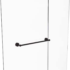 Waverly Place 24 in. Over-the-door Shower Door Towel Bar in Antique Bronze