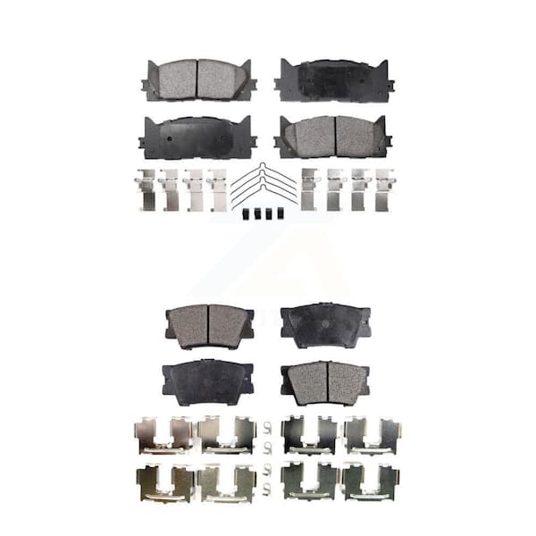 TEC Front Rear Ceramic Brake Pads Kit For Toyota Camry Lexus ES350 Avalon ES300h KTC-100121