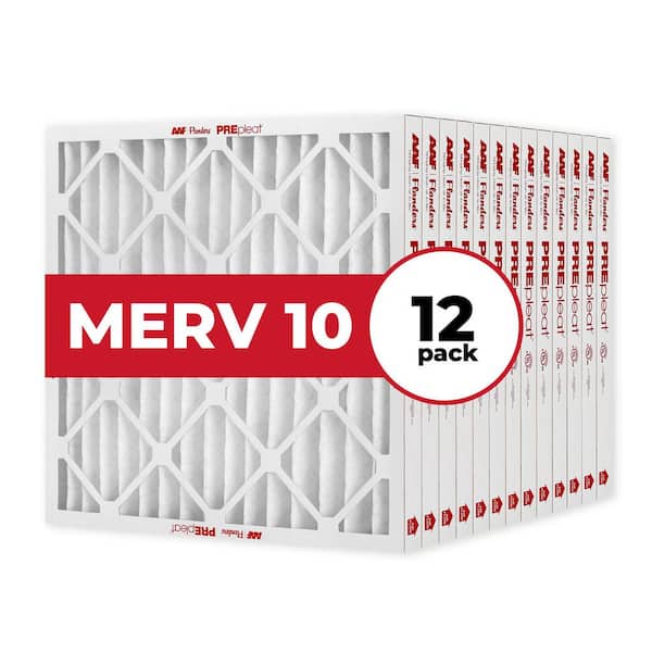 20 x 20 x 2 Pre-Pleat 40 Pleated MERV 10 Air Filter (12-Pack)