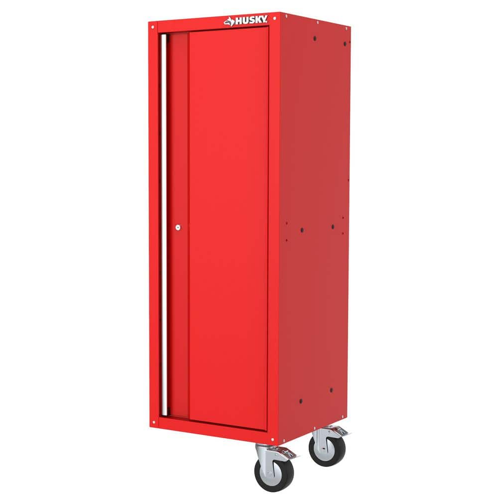 Modular 20 in. W x 20 in. D Standard Duty 3-Shelf Red Rolling Side Tool Che