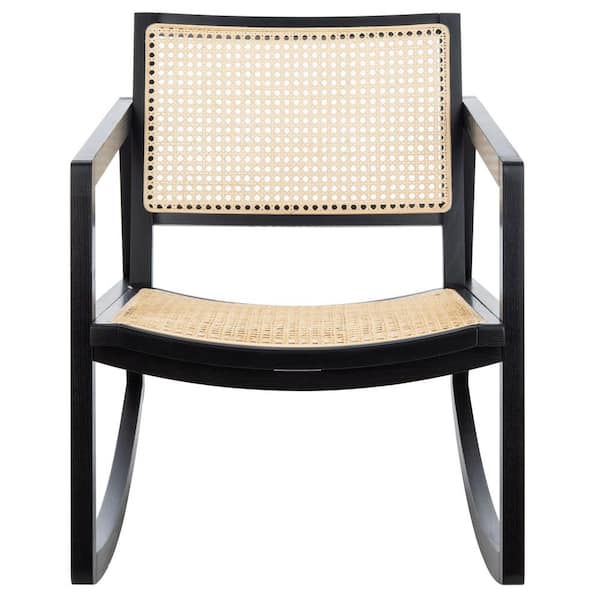 SAFAVIEH Perth Black/Natural Accent Chair