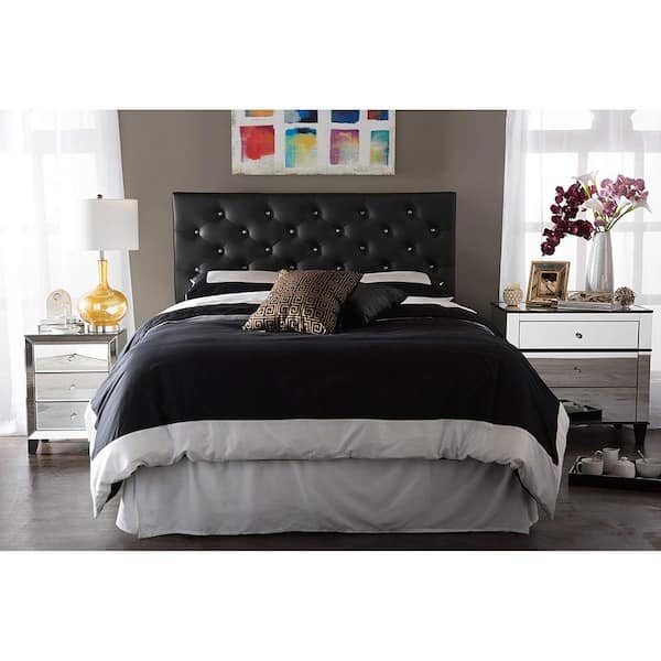 Baxton Studio Viviana Black Queen Headboard 28862 6458 HD The