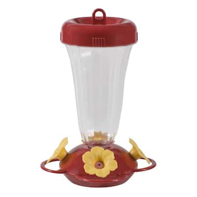 Perky's Finest Top-Fill Plastic Hummingbird Feeder - 16 oz. Capacity
