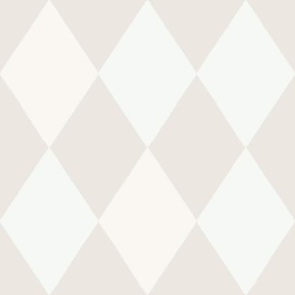 A-Street Prints Grey Kalas Light Grey Diamond Wallpaper Sample
