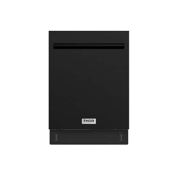 24 in. Top Control Built-In Tall Tub Dishwasher in Matte Black with 7-cycles, 14 Place Settings, and Wine Glass Brasket