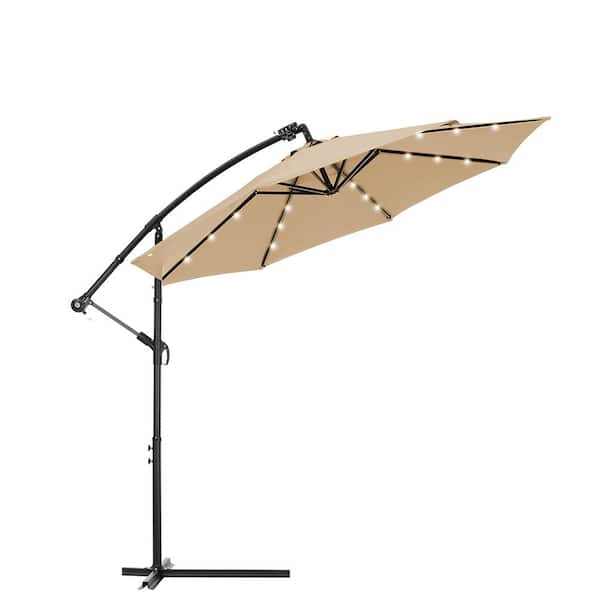 Cantilever Umbrella Offset, Outdoor Umbrella Lights Home Depot