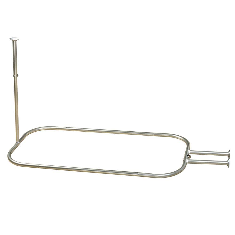 Rectangular Hoop Shower Rod, Rectangular Shower Curtain Rail