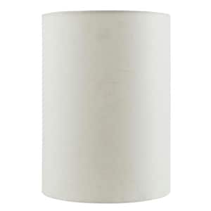 8 in. x 11 in. White Drum/Cylinder Lamp Shade