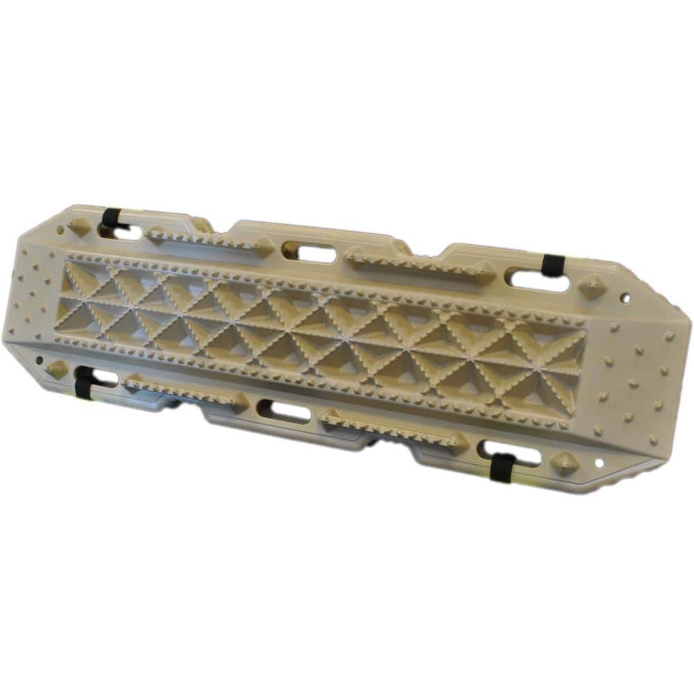Coyote Brown Heavy-Duty Traction Mats for Off-Road Vehicles
