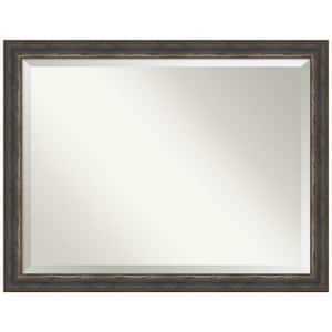 Alta Rustic Char 44.5 in. H x 34.5 in. W Framed Wall Mirror