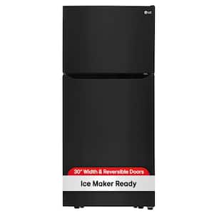 GE 19.2 cu. ft. Top Freezer Refrigerator in Black, ENERGY STAR