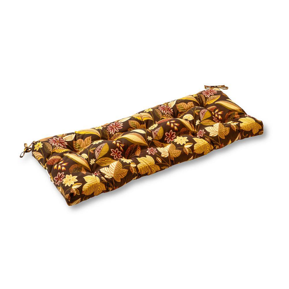 Greendale Home Fashions Timberland Floral Rectangle Outdoor Swing