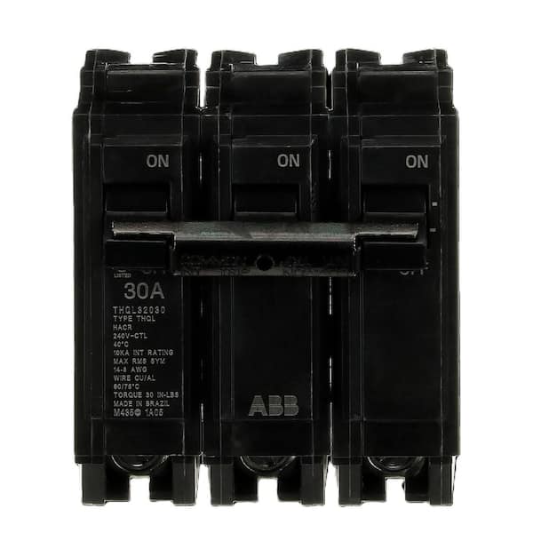 30 Amp 1 in. 3-Pole Circuit Breaker (THQL32030A)
